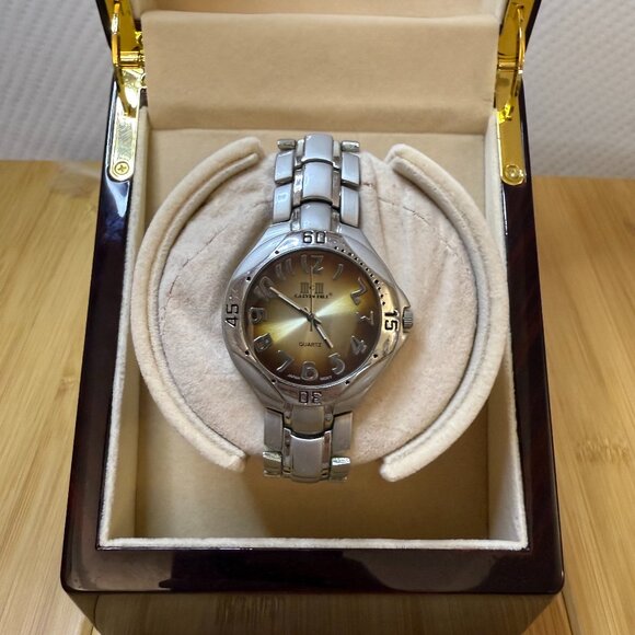 Calvin Hill Silver & Bronze Tone Men's Watch, 40mm - Picture 1 of 5